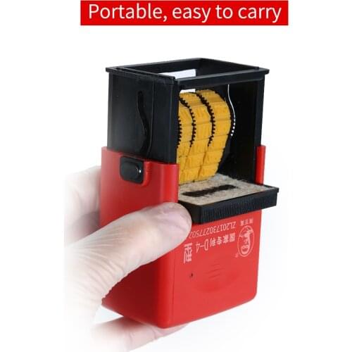Date Printing Coding Machine Handheld Portable Date for Food Plastic Bag Bottle Metal Cans Paper