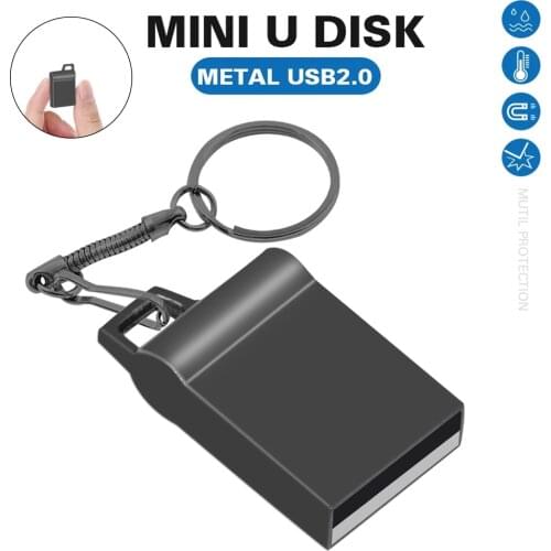 USB2.0 mini flash disk metal pen drive 64GB key ring pendrive USB flash memory stick memory card 8GB 16GB 32GB 64GBUSB