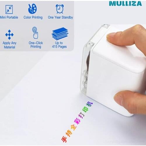 Mini Handheld Printer Bluetooth Mobile Color Portable Wifi Printers Handheld Inkjet Ink Cartridge Tattoo Logo