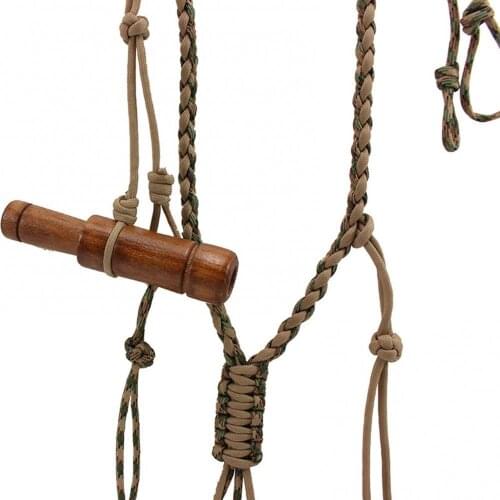 Multifunctional Outdoor Hunting Whistle Lanyard Cord with 12 Knitting Rope