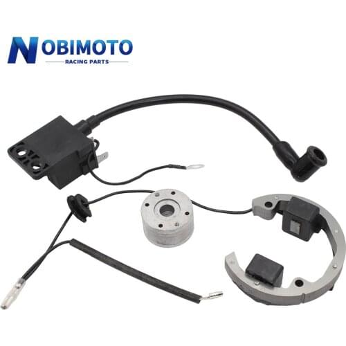 New Motorcycle Ignition Coil Stator Flywheel Kit Magneto Replacement For 50 SX 50cc Pro Senior Junior SR JR KTM50 2001-2013