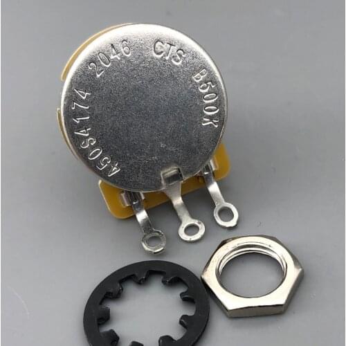 CTS Genuine B500K Linear Guitar Potentiometer Pot Low Torque And Low Noise Smooth Feel