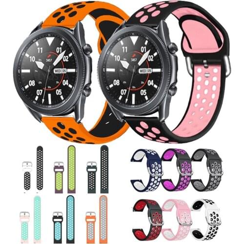Replacement dropship Silicone Watch Band Strap Bracelet for samsung galaxy watch 3 45mm 41mm Wristband Watch band Wrist strap