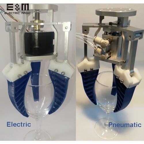 Robotic Arms 3 Claws Electric Pneumatic Bionic Flexible Adaptive Software Manipulator Robot Handset Gripper Fin Ray Effect