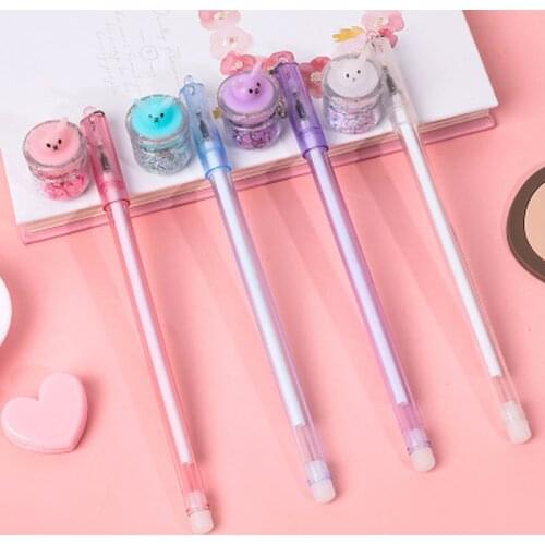 Pendant Gel Pen Kawaii Stationery Gel Pens Innovation Cartoon Cute Pen Black Ink Kawaii Pens Kawaii School Office Supplies