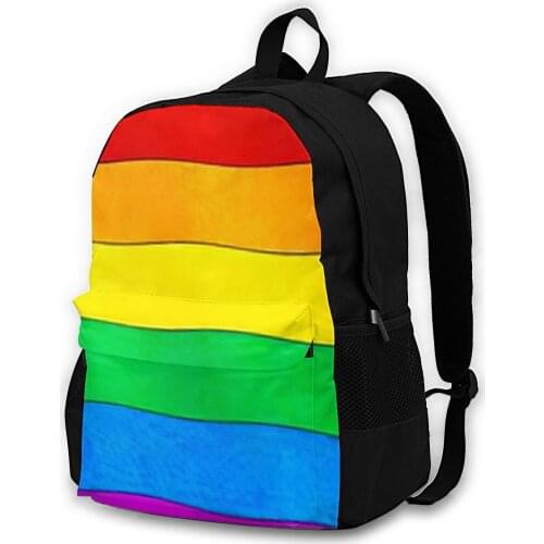 Pride Rainbow Flag Adult backpacks, leisure bags, backpacks, storage bags, men women backpacks