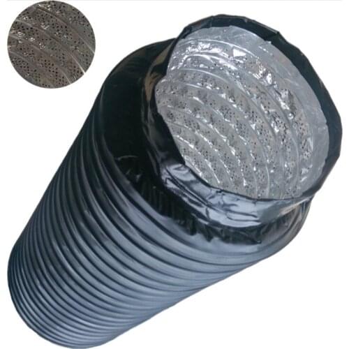 4/ 6 Inches 3.3FT Noise Reducer Silencer for Inline Duct FanFlex Air Aluminum Foil Ducting Dryer Vent Hose Ventilation