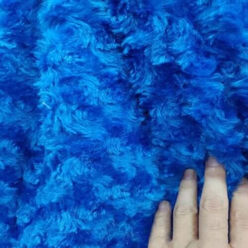 Spot polished 10mm high quality rose velvet fabric blanket carpet clothing toy fabric flannel