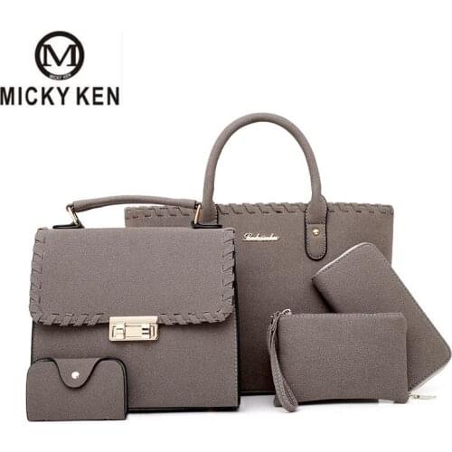 MICKY KEN Brands 2019 new bag female 5 Set female bag multi-piece set shoulder bag Messenger bag wild simple handbag bolso mujer