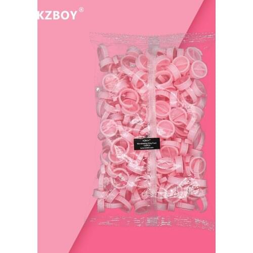 KZBOY 100Pcs/Pack Ring Cups Microblading Pink Ring Tattoo Ink Cup For Tattoo Needle Supplies Accessorie Makeup Tattoo Tools