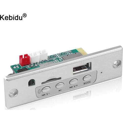 2*25W Amplifier Bluetooth 5.0 MP3 WMA Decoder Board Audio Module USB FM TF Radio Car USB MP3 Player With Recording 5V 12V 18V