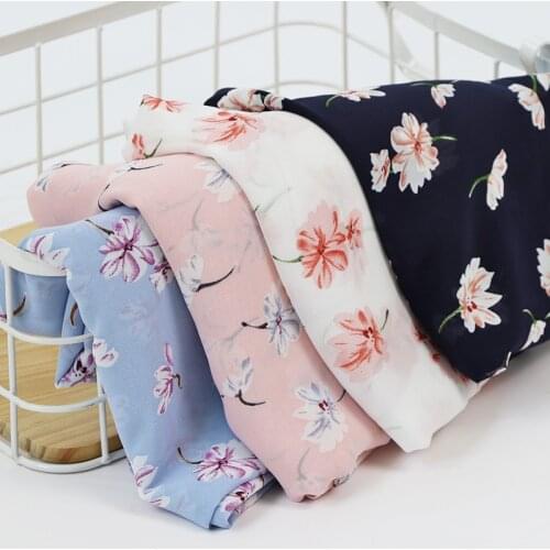 2021NEW Fashion Women Chiffon flower print Muslim Head Scarf Ladies high quality Shawl and Wrap Female headband Hijab Stoles