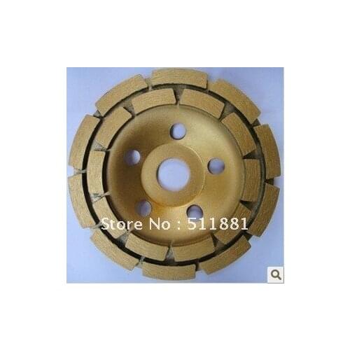 5'' NCCTEC diamond grinding CUP wheel | 125mm Concrete grinding disc | double row disk