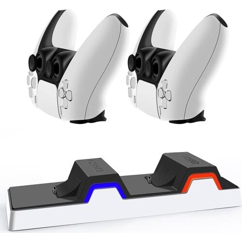 For PS5 Wireless Controller Double Handle Wireless Charger Dual USB Charging Dock Station Stand For Playstation 5 Drop Shippiing