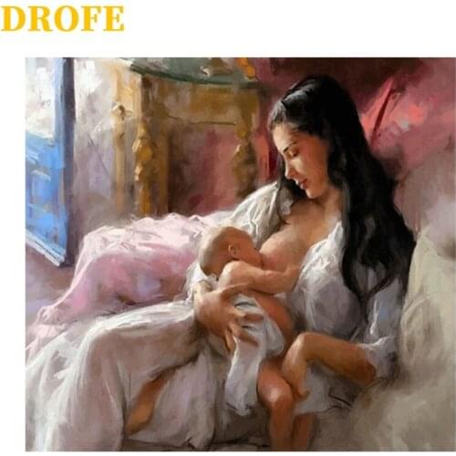 Картины девушек по номерам Drofe China At AliExpress