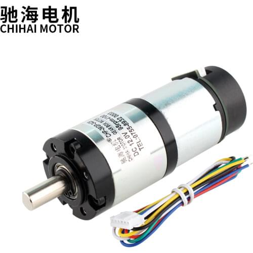ChiHai Motor CHP-36GP-3429ABHL 36mm High speed planetary gear motor DC12V 6V with encoder for intelligent robot smart car