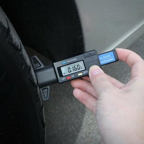 Truck Tool Gauge Tire Caliper Tread Depth Measurement Accurate Tyre Depth Test Auto Lcd Tester Digital Display Car Guage