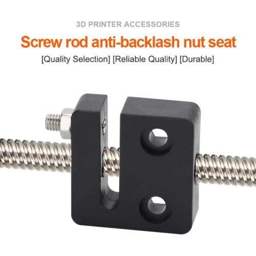 3D printer Accessories T Openbuilds anti-backlash POM Square T8 Screw 8mm Nut Block Pitch 2mm Lead 8mm Trapezoidal Screw