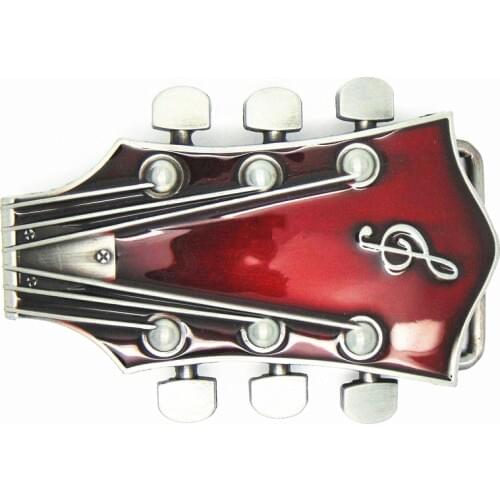 The cowboys of the west belt buckle the guitar music belt buckle fashion zinc alloy belt buckle with 4.0