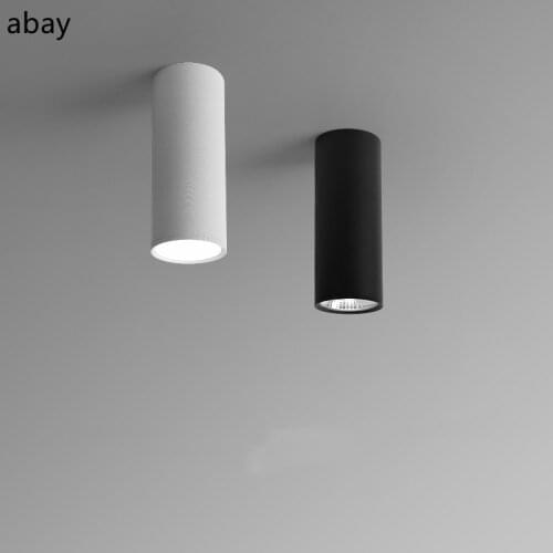 Creative down light LED cylindrical long tube down light COB ceiling type background wall bar commercial down light