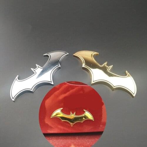 3D metal "bat" in the biker style logo sticker for Citroen C-Quatre C-Triomphe Picasso C1 C2 C3 C4 C4L C5 Elysee/DS-series