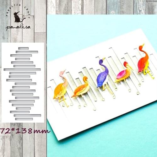 Panalisacraft lines Border Metal Cutting Dies Craft Dies Scrapbooking Card Making Album Embossing Stencil DieCut Decoration