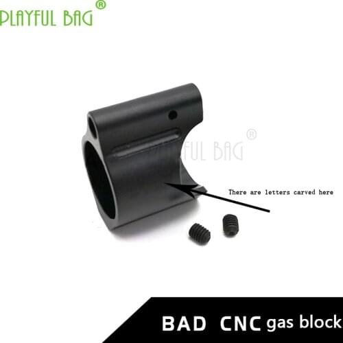 [guide gas block]Gel water bomb gun fishbone modification accessories BAD CNC guide gas hoop Jinming modification gift N45