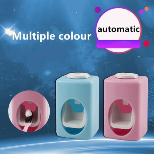 Wall Mount Automatic Toothpaste Dispenser Bathroom Accessories Set Toothpaste Squeezer Dispenser Bathroom Toothbrush Holder Tool