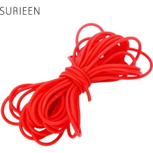 NEW 10M Natural Latex Slingshot Rubber Tube Catapult Sling Shot Rubber Band Hunting Elastic Bungee Tube 1.8mmx4.2mm