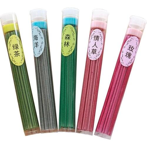 10PCS New 50 Sticks Incense Burner Fragrance Spices Natural Aroma Sandalwood Air Freshener