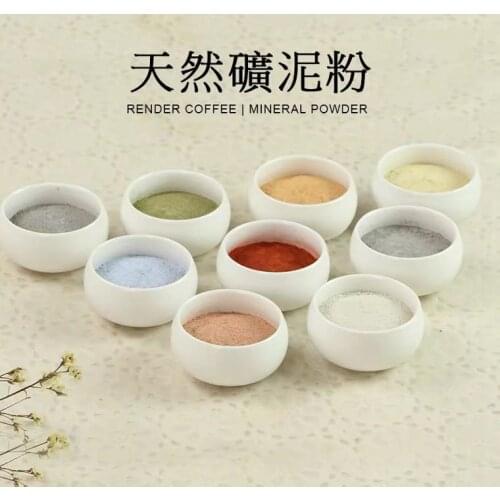 Green RedTie dye Pigment for soap making supplies Nature Volcanic ash home handmade soap set Nature mineral powder nail art