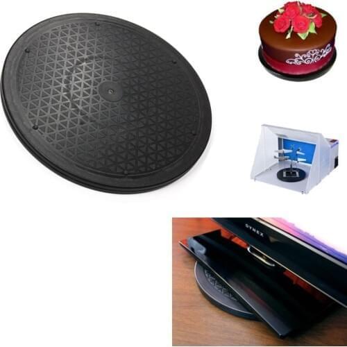 UNTCENT 12" Heavy Duty Rotating Swivel Display Stand with Steel Ball Bearing for Indoor Use with Monitor/tv/turntable/lazy Susan