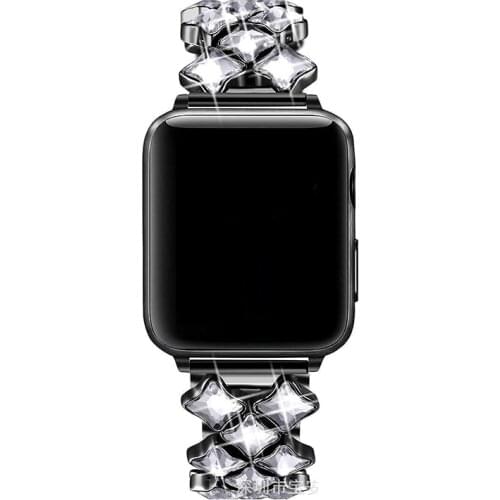 Fashion lady Diamond strap For Apple Watch Series 4/3/2/1 38MM 42MM stainless steel inlaid diamond strap for iwatch Backup strap