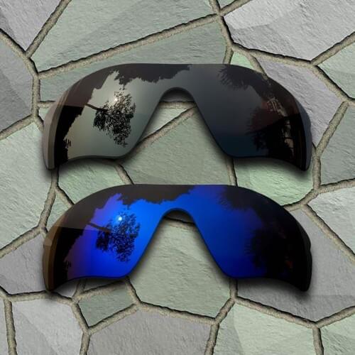 Grey Black&Violet Blue Sunglasses Polarized Replacement Lenses for Oakley Radar Path