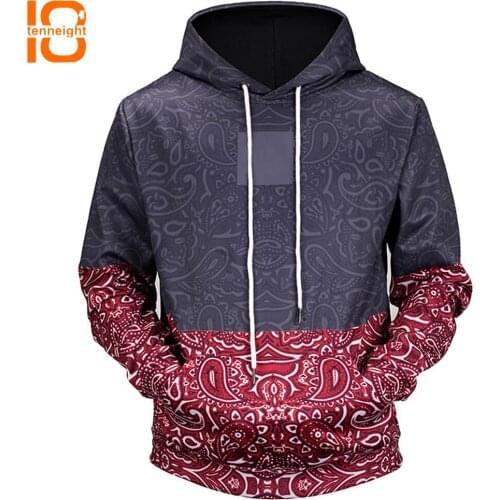 TENNEIGHT 3D sweatshirts mens clothing outdoor hooded training mens sports coat hooded autumn/winter new two-color sweatshirts