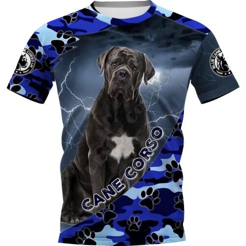 Cane Corso 3D Printed t shirts women for men Summer Casual Tees Short Sleeve T-shirts Short Sleeve Drop Shipping 07
