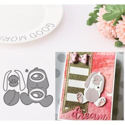 Ragdoll dog Metal Cutting Dies Embossing Scrapbooking Stencil Craft Cut Dies For DIY Card Handmade