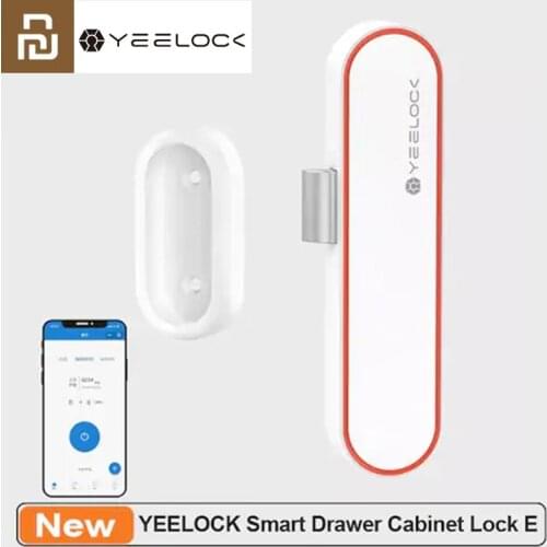 Youpin YEELOCK Smart Keyless Drawer Cabinet Lock Bluetooth APP Unlock Anti-Theft Child Safety File Security Drawer Smart Lock