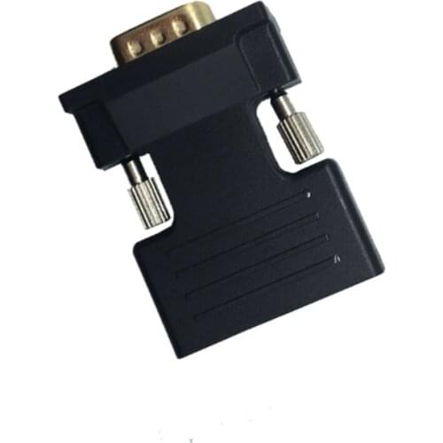 1080P HDMI-compatible Female To VGA Adapter Male Digital To Analog with Audio Video Cable for PC Laptop TV Box Projector