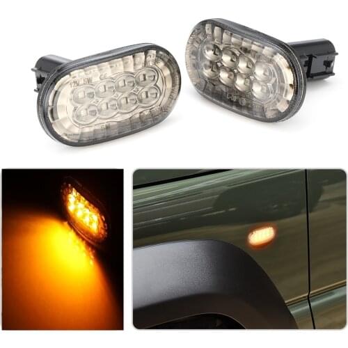 2x Indicator LED Side Marker Turn Signal Light For Suzuki Jimny JB64 JB74 JB64W Sierra JB74W JB23W 2018-2020