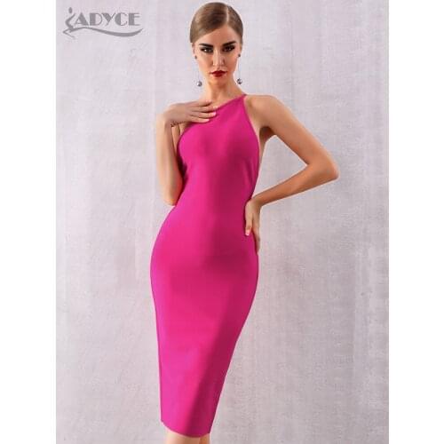 ADYCE Red Summer Dresses