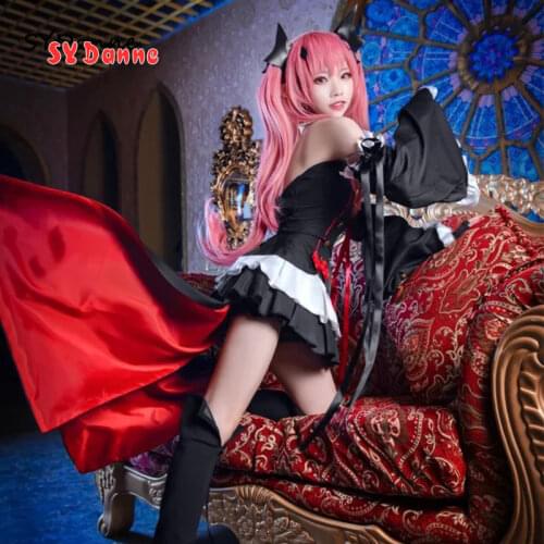 Anime Seraph Of The End cosplay Costume Owari no Seraph Krul Tepes cosplay Uniform Cosplay Costume Full Set Dress Outfit