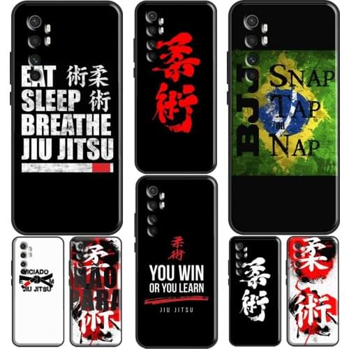 BJJ Brazilian Jiu Jitsu Art For POCO X3 Case For POCO F2 Pro F1 Coque For Xiaomi Mi Note 10 Lite Ultra 9 9T Pro A3