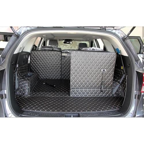 CHOWTOTO Custom Special Car Trunk Mats For KIA Sorento 7seats Durable Waterproof Luggage Mats For Sorento 7 Seats