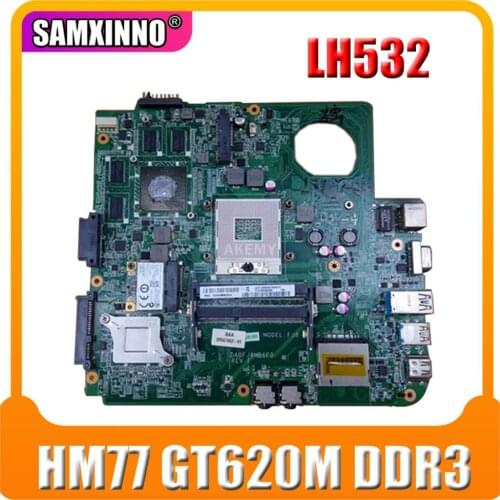 For Fujitsu LH532 notebook motherboard DA0FJ8MB6F0 PGA989 HM77 GPU GT620M DDR3 100% test work