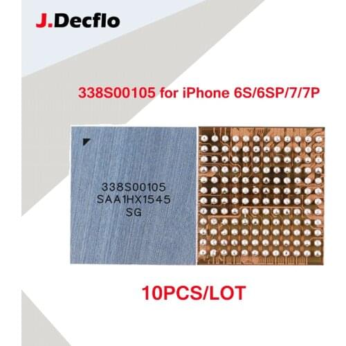JDecflo 10pcs/Lot IC Codec 338S00105 CS42L71 For iPhone 6S 6SP 7 7plus Big Main Audio IC Chip 338S00105 U3101 Replacement Parts