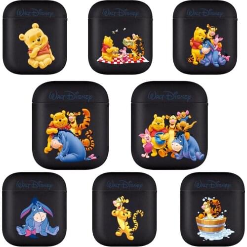 Winnie Bear Tigger Donkey Family Soft Silicone Cases For Apple Airpods 1/2 Protective Bluetooth Wireless Earphone Cover For Appl
