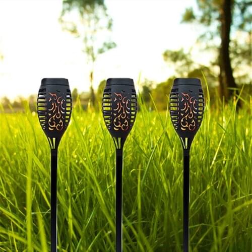 New Solar Led Flame Light Torch Light Lawn Inserted Outdoor Courtyard Garden Decoration Landscape Light Yard Decoration