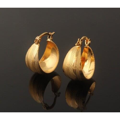 New Design Gold Color Earrings Fanshion Jewelry Gift For Women