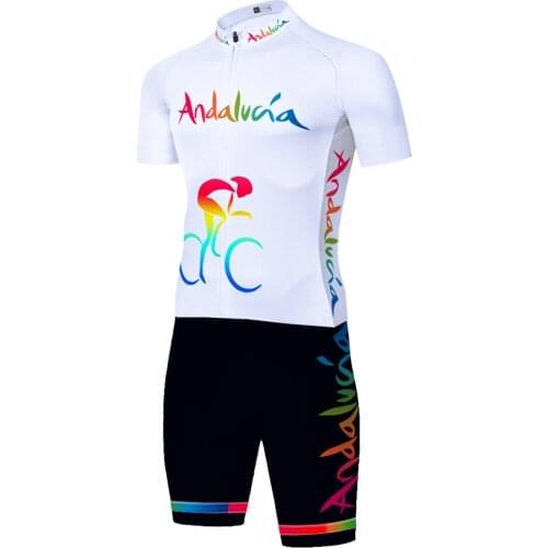Andalucia cicling clothing men skinsuit bicycle jumpsuit triathlon suit 20D racing quick dry bicicletta uomo spandex cycling kit